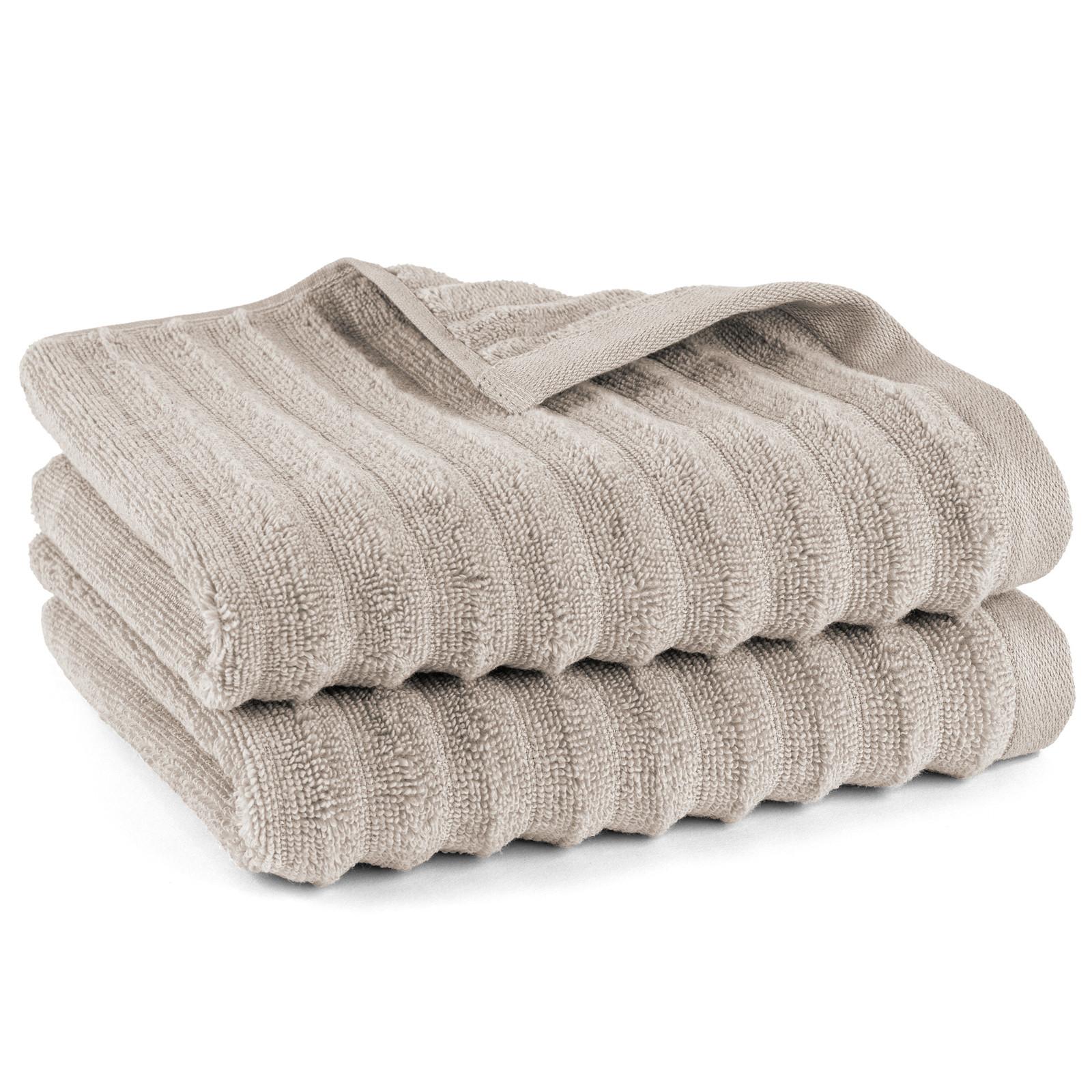 FROTTIERSET Welle 2er Set Taupe