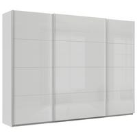 Tolóajtós Szekrény Feldkirch 315/229 Cm - világosszürke/magasfényű szürke, Modern, faalapú anyag/Üveg (315/229/62cm)