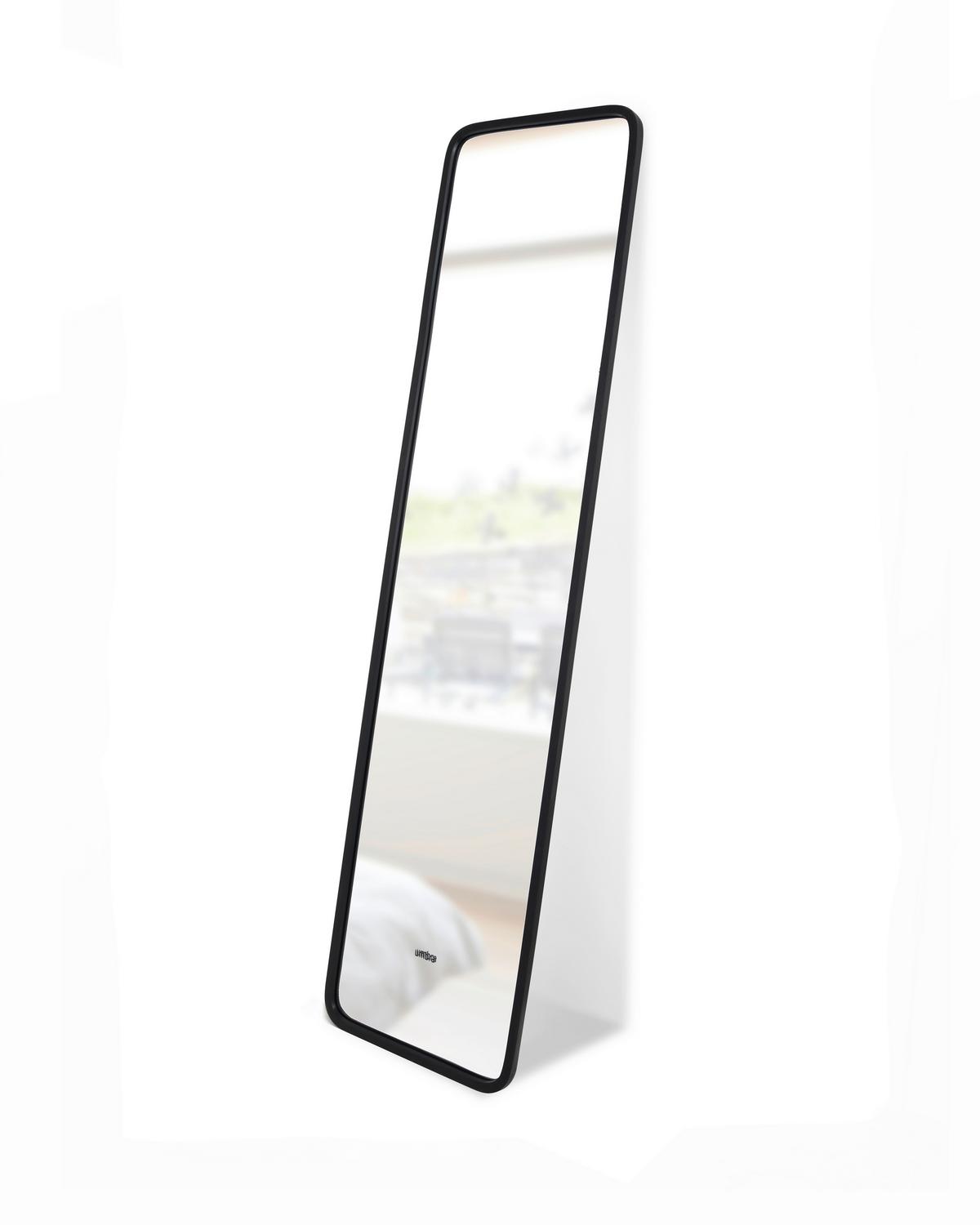 Standspiegel Schwarz B: 37 cm - Schwarz, Basics, Glas/Kunststoff (37/157/5cm) - Umbra
