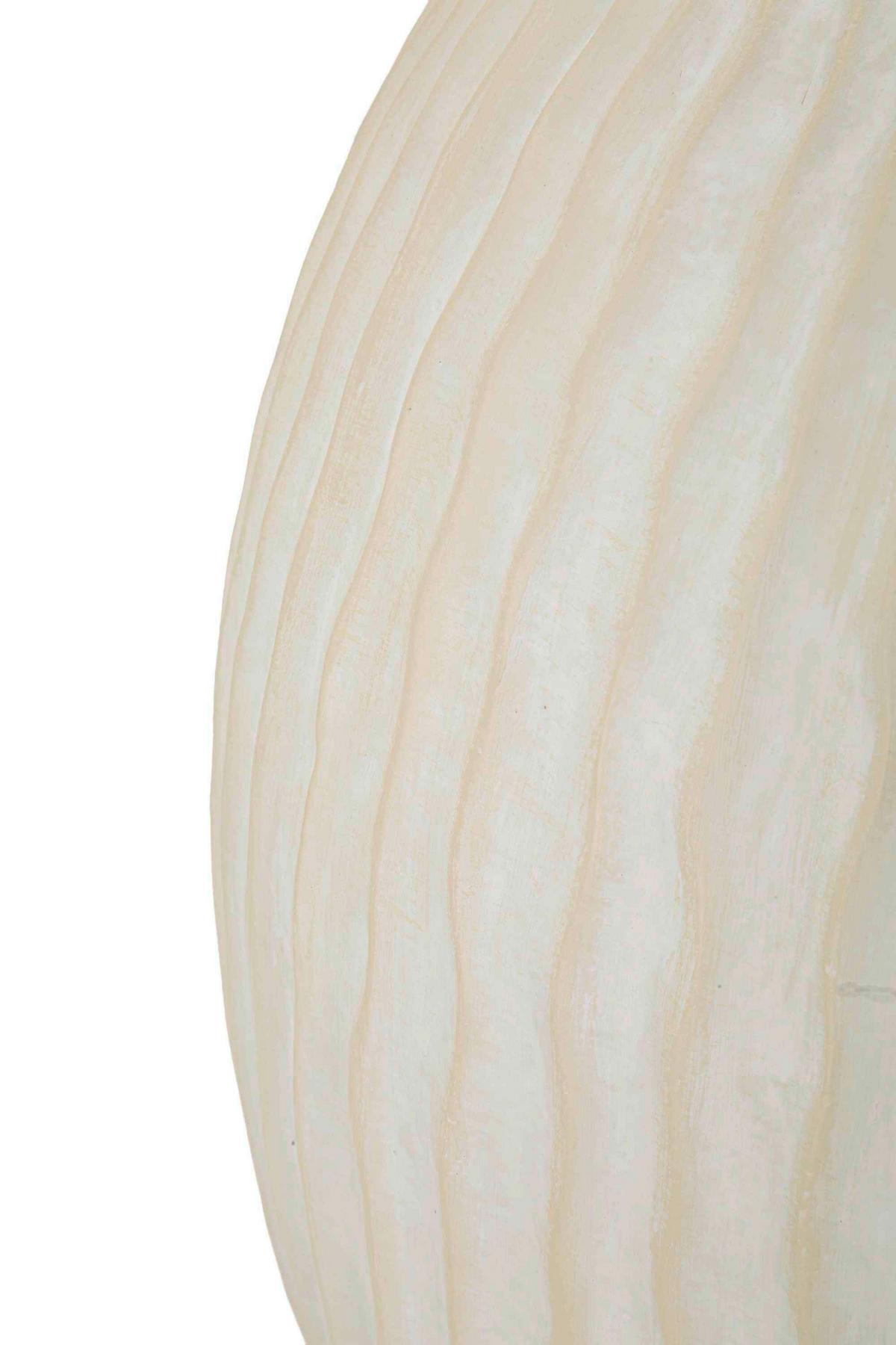 Vase Icicle Pot Creme B: 36,5 Cm - Creme, Basics, Metall (36,5/38/36,5cm)