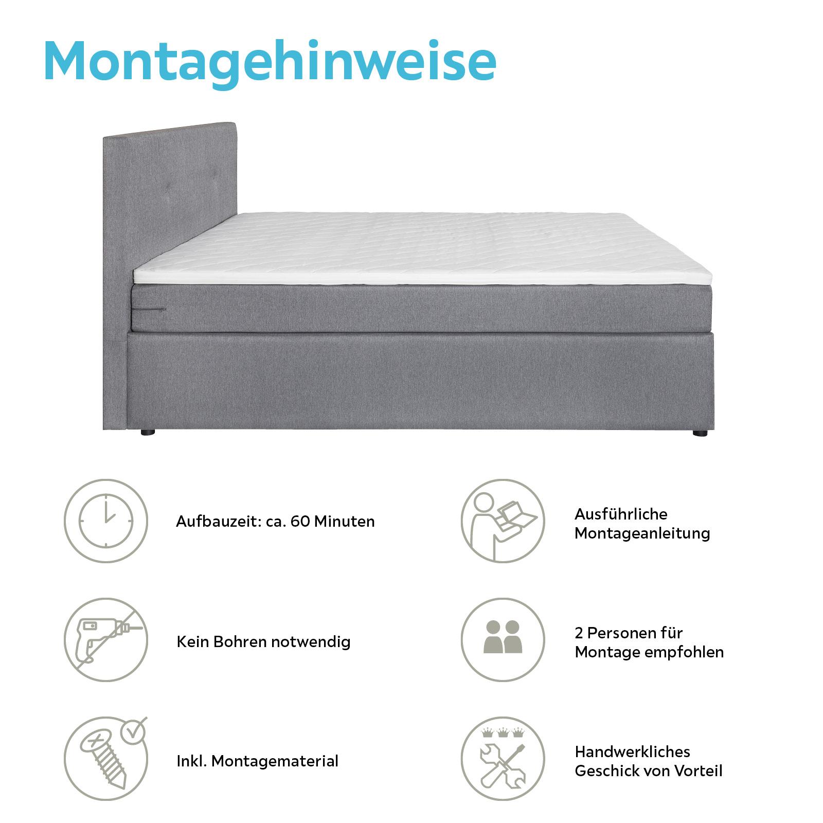 Boxspringbett Antonio Montage