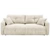 Schlafsofa Bullet Beige B: 235 cm - Beige/Schwarz, KONVENTIONELL, Textil (235/88/120cm) - MID.YOU