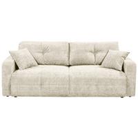Schlafsofa Bullet Beige B: 235 cm - Beige/Schwarz, KONVENTIONELL, Textil (235/88/120cm) - MID.YOU