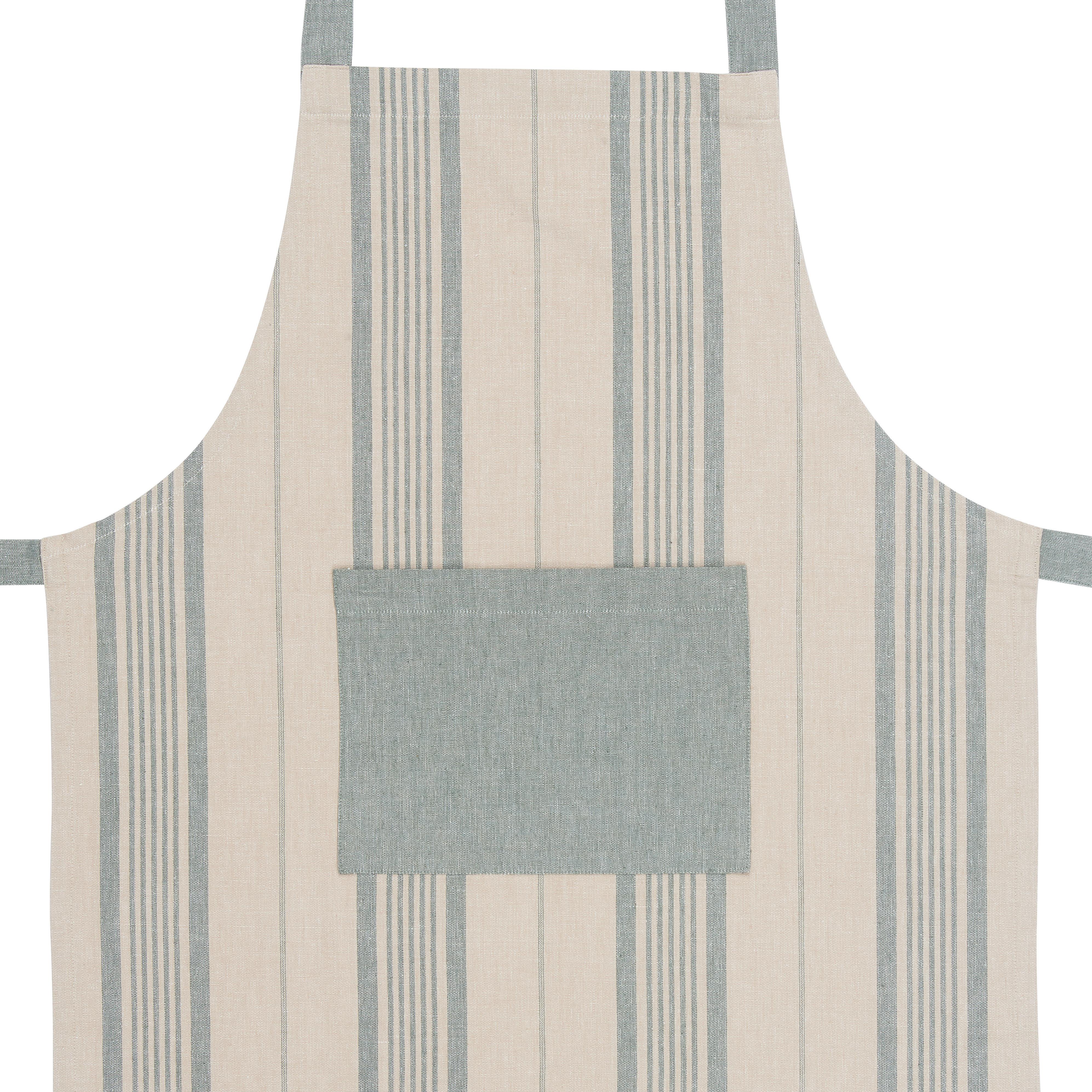 Zástěra HENRY, kapsa - šalvějově zelená, Moderní, textil (60/90cm) - Modern Living