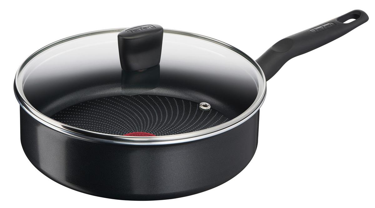 Schmorpfanne Start Easy - Schwarz, Basics, Metall (24cm) - Tefal