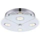 Deckenleuchte Rene - KONVENTIONELL, Glas/Metall (30/7,5cm)