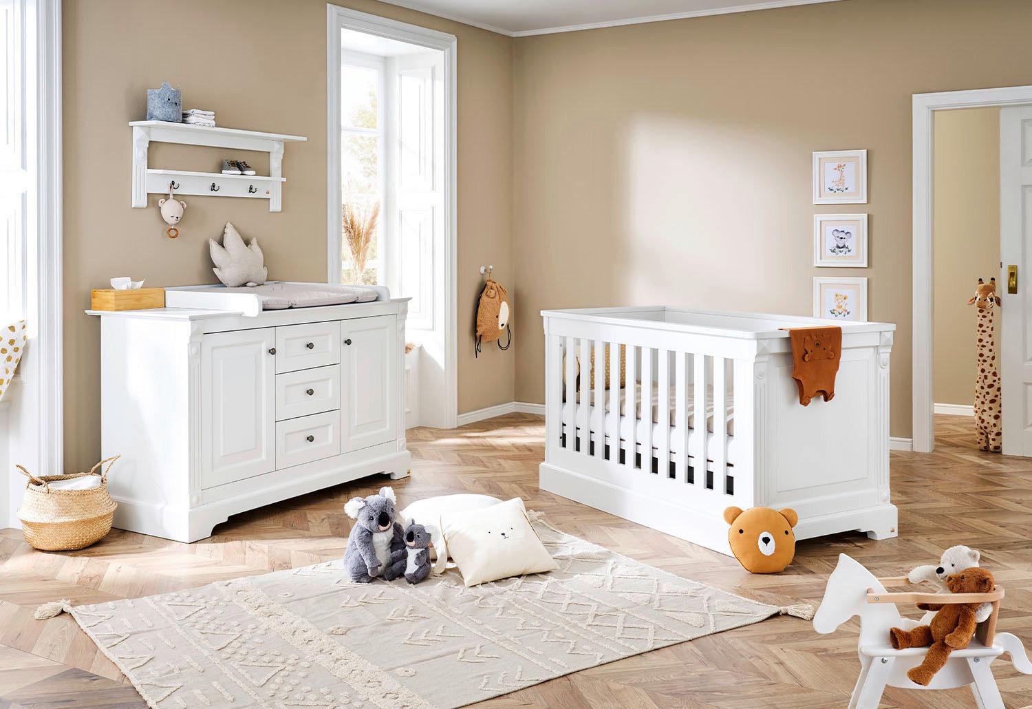 Babyzimmer 093467xw Emilia - Weiß, Trend, Holzwerkstoff - Pinolino