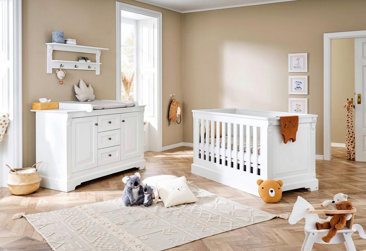 Babyzimmer 093467xw Emilia - Weiß, Trend, Holzwerkstoff - Pinolino
