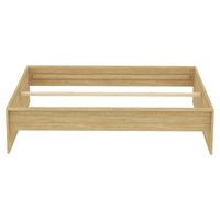 RÁM POSTELE UNIT 160 - barvy dubu, Konvenční, kompozitní dřevo (160/200cm) - Ondega
