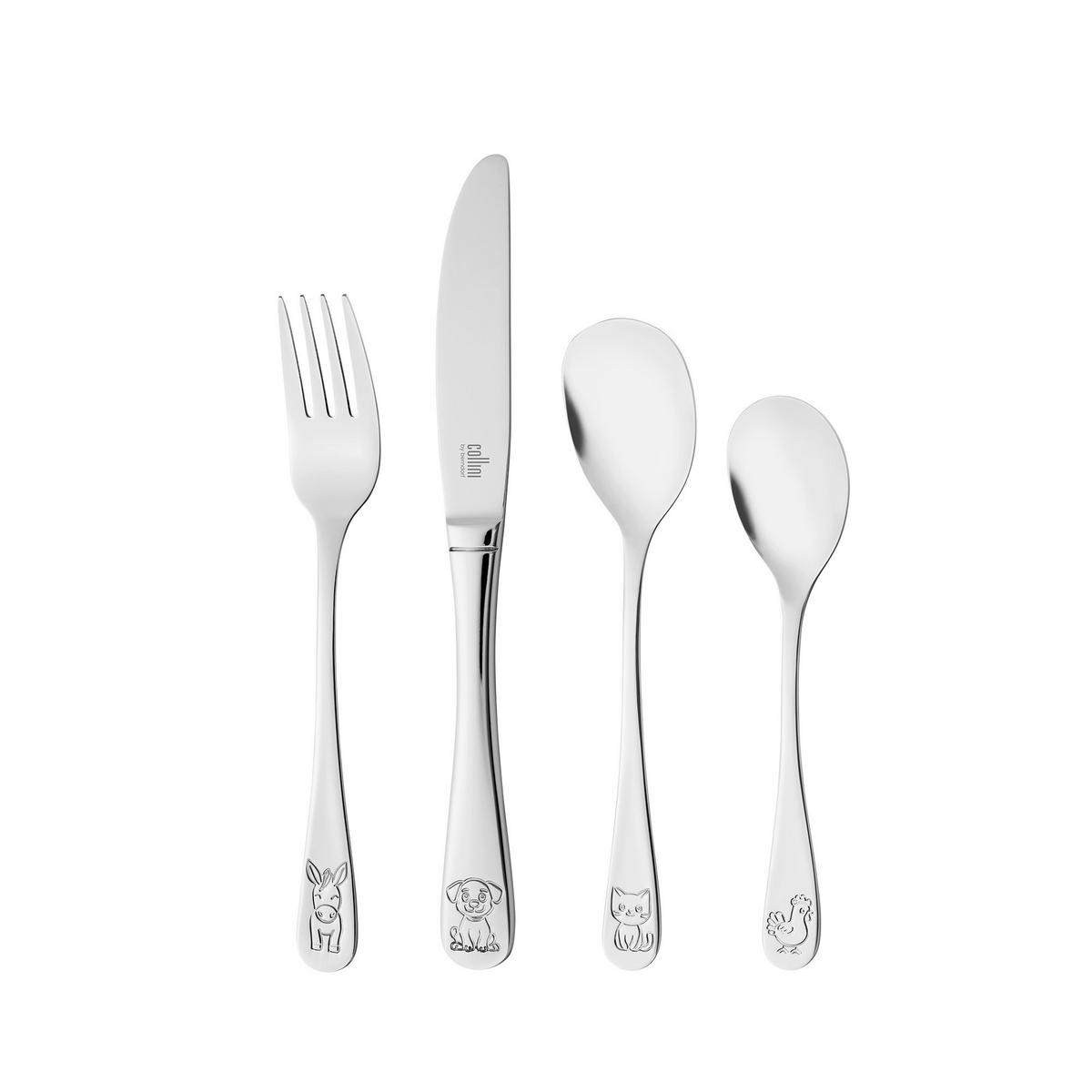 KINDERBESTECK FRIENDS OF CHILDREN - Silberfarben, Basics, Metall (14/20,8/3,5cm) - Berndorf