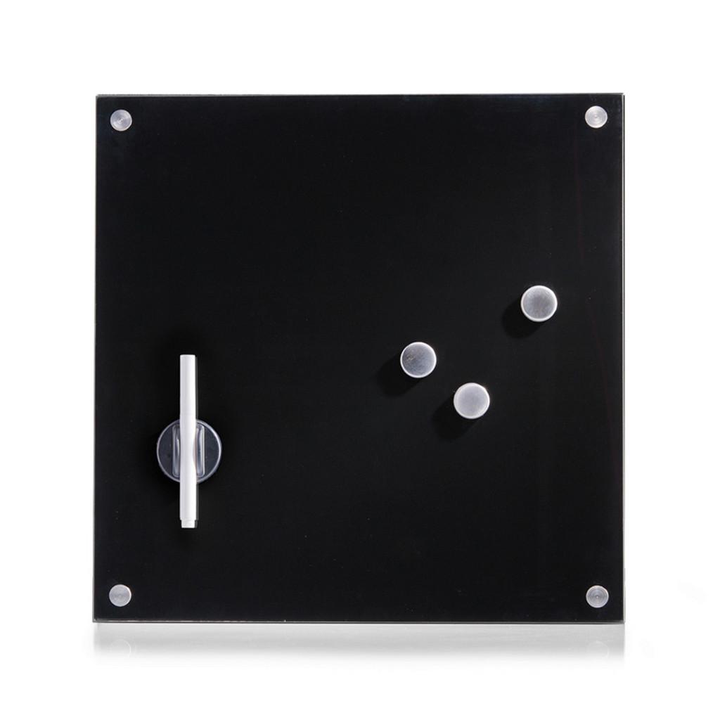 Memoboard Schwarz LxBxH: ca. 40x40x1,6 cm