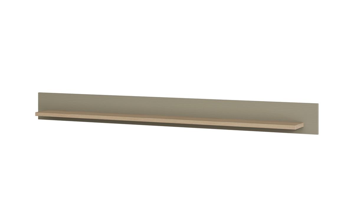 Wandboard Stranda Eukalyptus/Holzfarben B: 180cm - Eukalyptusholzfarben, Design, Holzwerkstoff (180/17/17cm) - MID.YOU