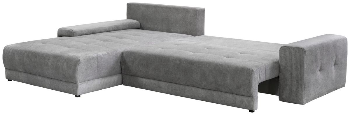 Rohová sedačka ADRIA, oboustranná, šedá - světle šedá, Trend, textil (213/208cm) - Luca Bessoni