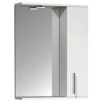 Spiegelschrank Lisalo L - Weiß, MODERN, Glas/Holzwerkstoff (55/71/14cm) - MID.YOU