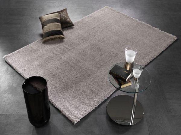 Hochflorteppich Royal Shaggy Grau 65x130 cm - Grau, Basics, Textil (65/130cm) - Novel