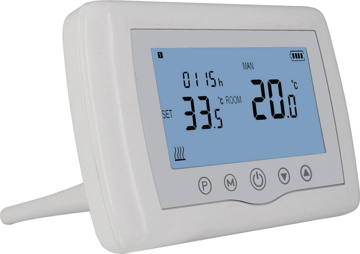 Thermostat 4402990120196 - Weiß, Basics, Kunststoff (13,5/8,8/2,2cm)