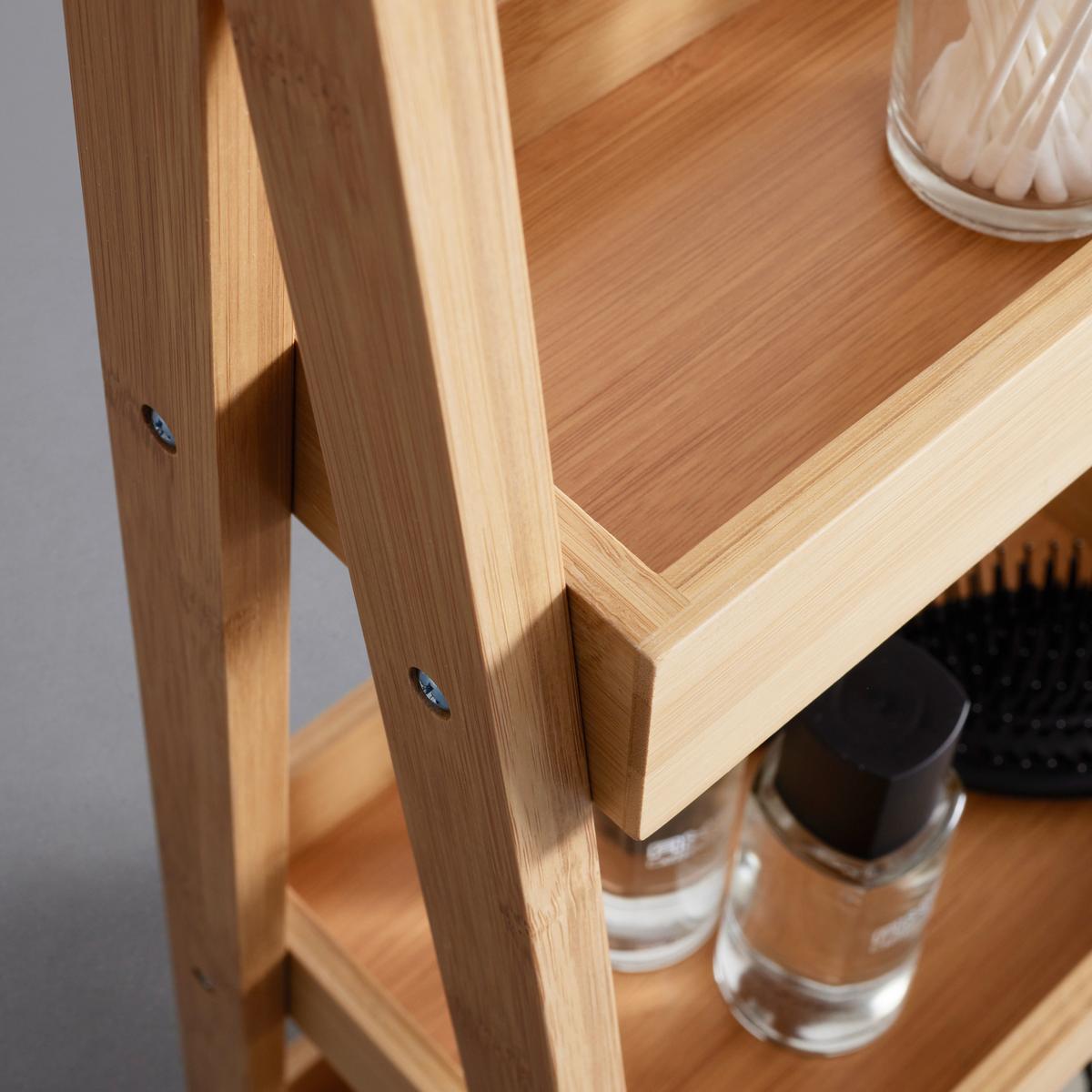 Regál BONNY přírodní barva - přírodní barvy, Moderní, přírodní materiály (30/78/25cm) - P & B