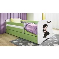 Kinder-/Juniorbett Babydreams inkl. Matratze 80x160 - Birkefarben/Weiß, MODERN, Holz/Holzwerkstoff (80/160cm) - MID.YOU