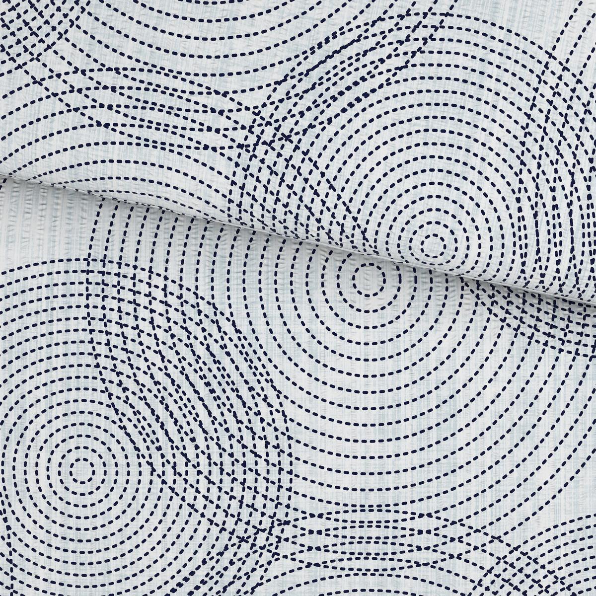 Bettwäsche Tilda - Blau/Schwarz, MODERN, Textil - Luca Bessoni