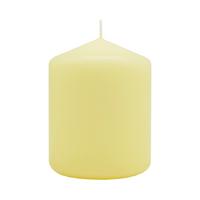 VALCOVÁ SVIEČKA LIONA - žltá, parafín (6,8/9cm) - Mömax