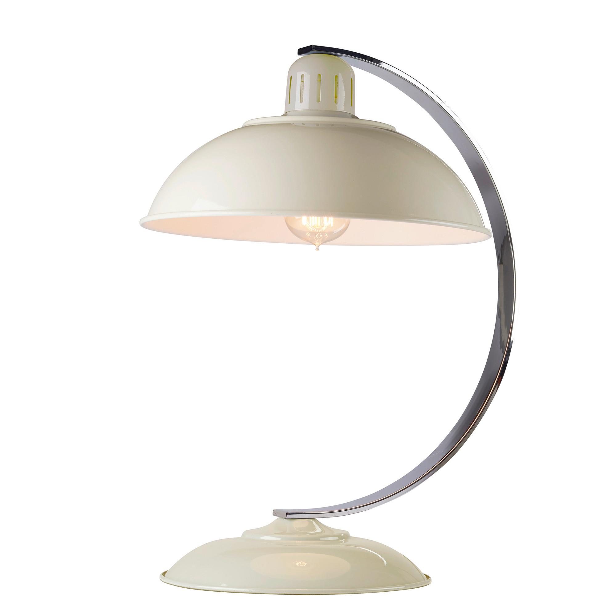 Tischleuchte Franklin-Cream - Creme, KONVENTIONELL, Metall (30/46/36cm) - Elstead Lighting
