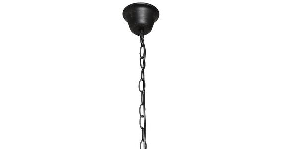 Hängeleuchte Olga H: 115 Cm 3-Flammig Mit Glasschirmen - Rostfarben/Weiß, ROMANTIK / LANDHAUS, Glas/Metall (55/115cm) - James Wood