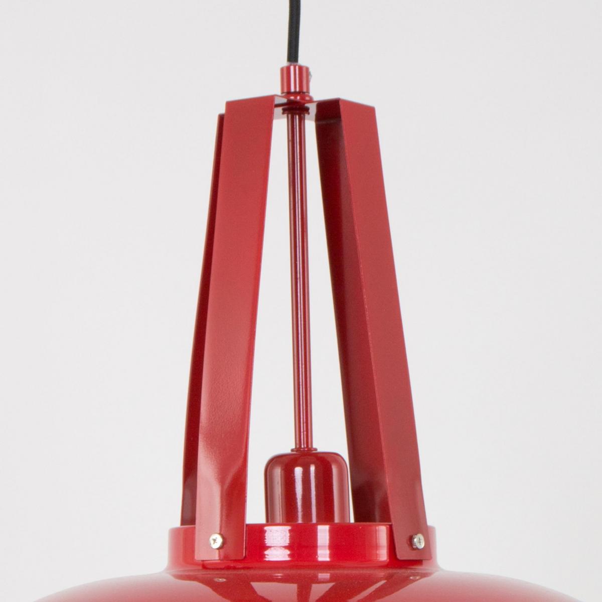 Pendelleuchte Eden - Rot, Trend, Metall (42/45-200/42cm)