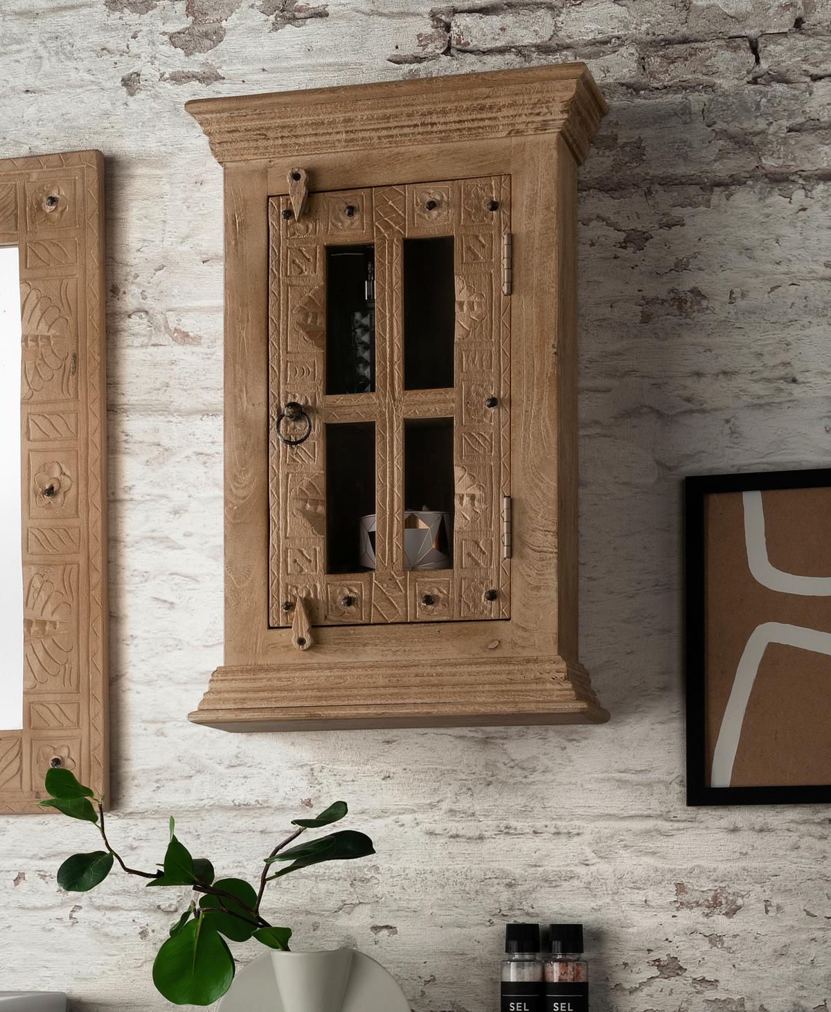 BADEZIMMER Mangolholz 5-teilig - Naturfarben, Basics, Holz - Livetastic