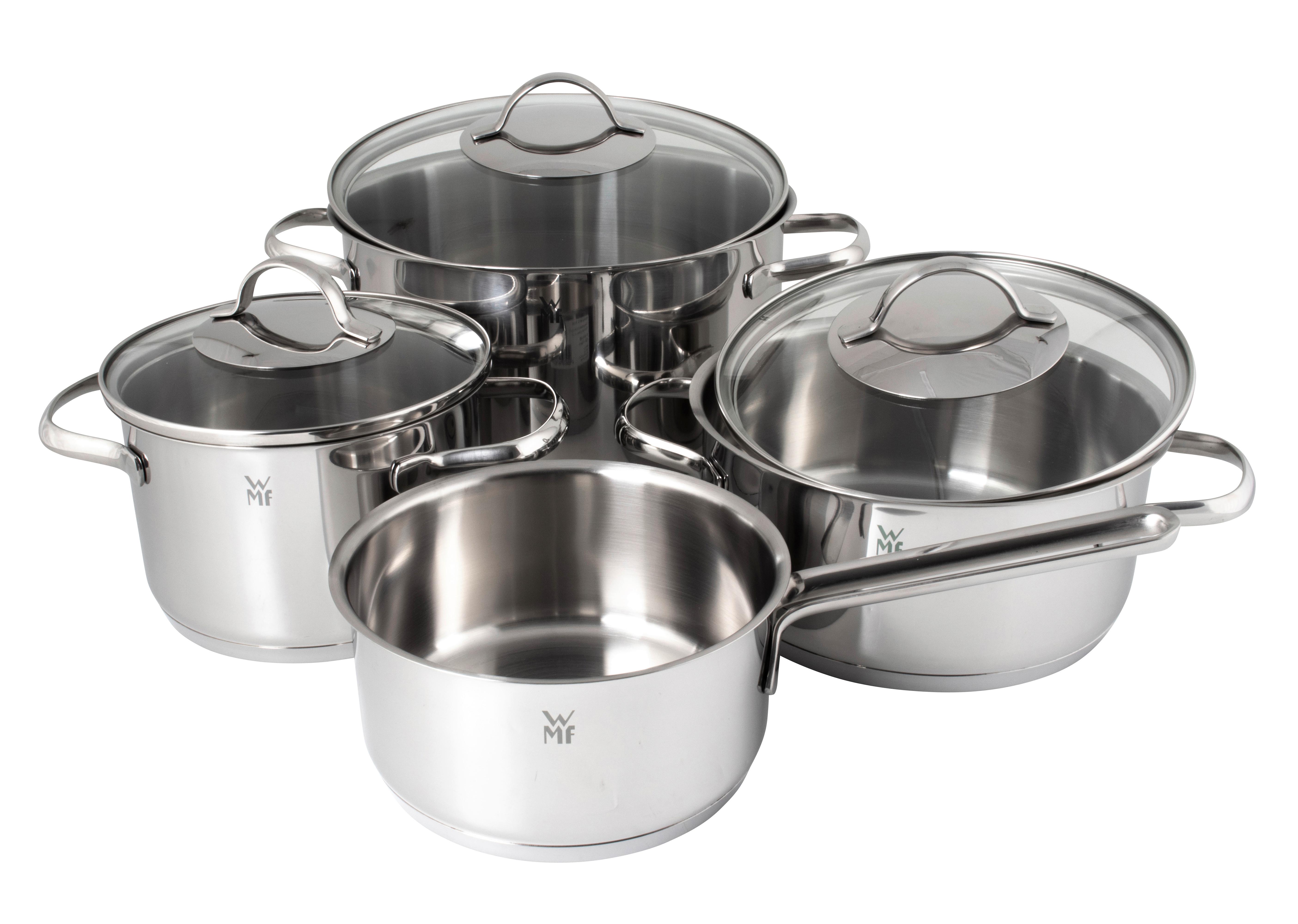 Kochtopfset WMF Provence Plus - Edelstahlfarben, Basics, Metall (57/30/26cm) - WMF