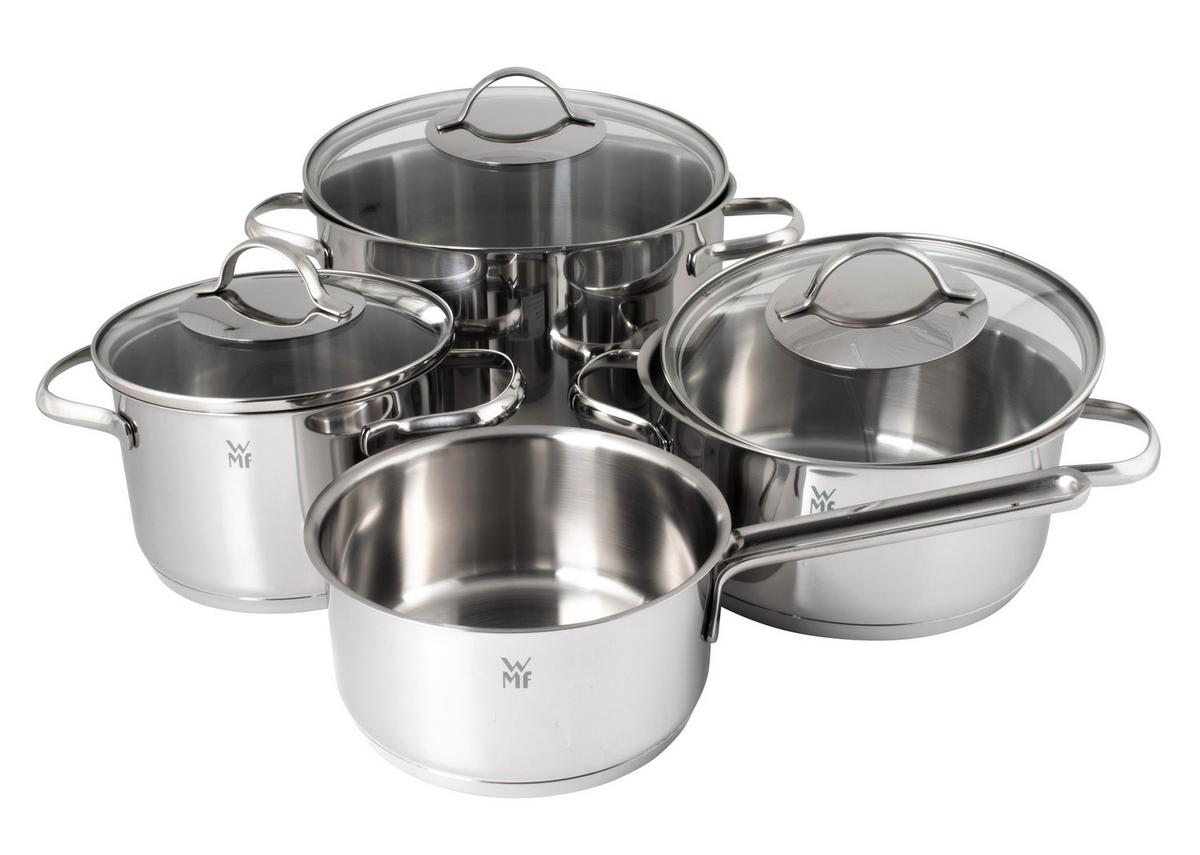 Kochtopfset Wmf Provence Plus - Edelstahlfarben, Basics, Metall (57/30/26cm) - WMF