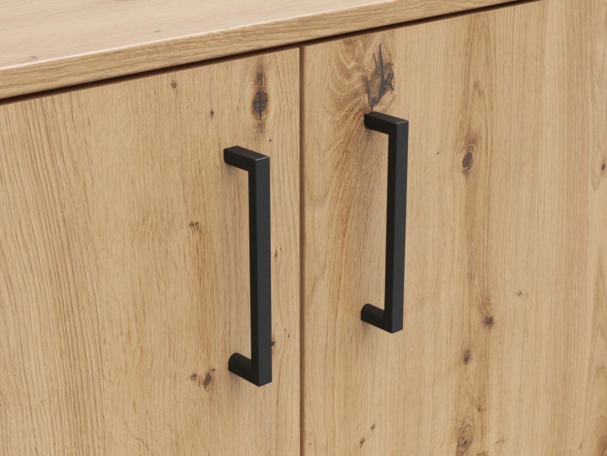 Komód Cabinet - Artisan tölgy, Modern, faalapú anyag (80/83/52cm)
