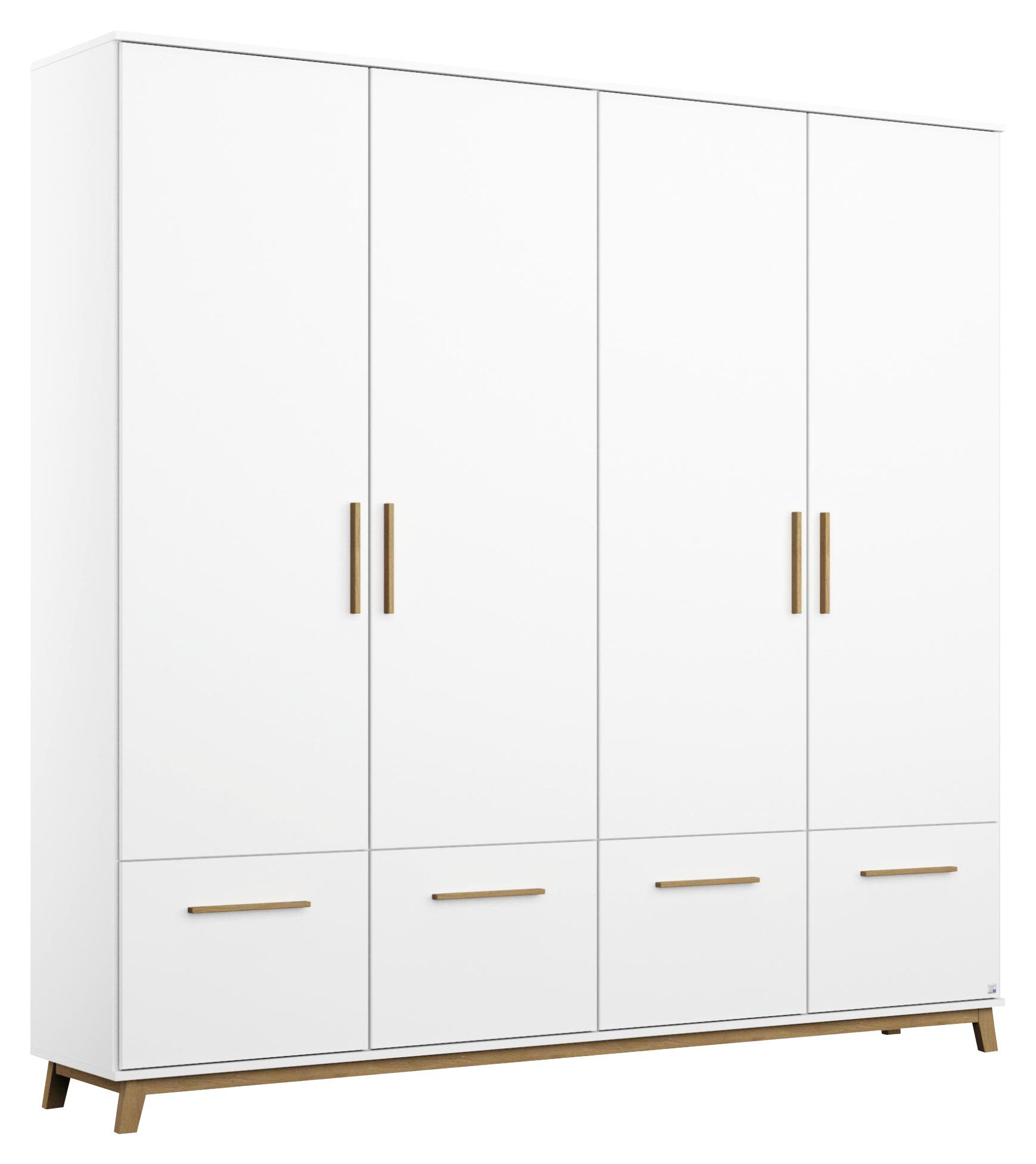 Schöner Kleiderschrank in Weiß