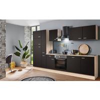 Küchenblock Classic Küchenblock - Dunkelbraun/Sonoma Eiche, KONVENTIONELL, Holzwerkstoff (310cm) - Menke