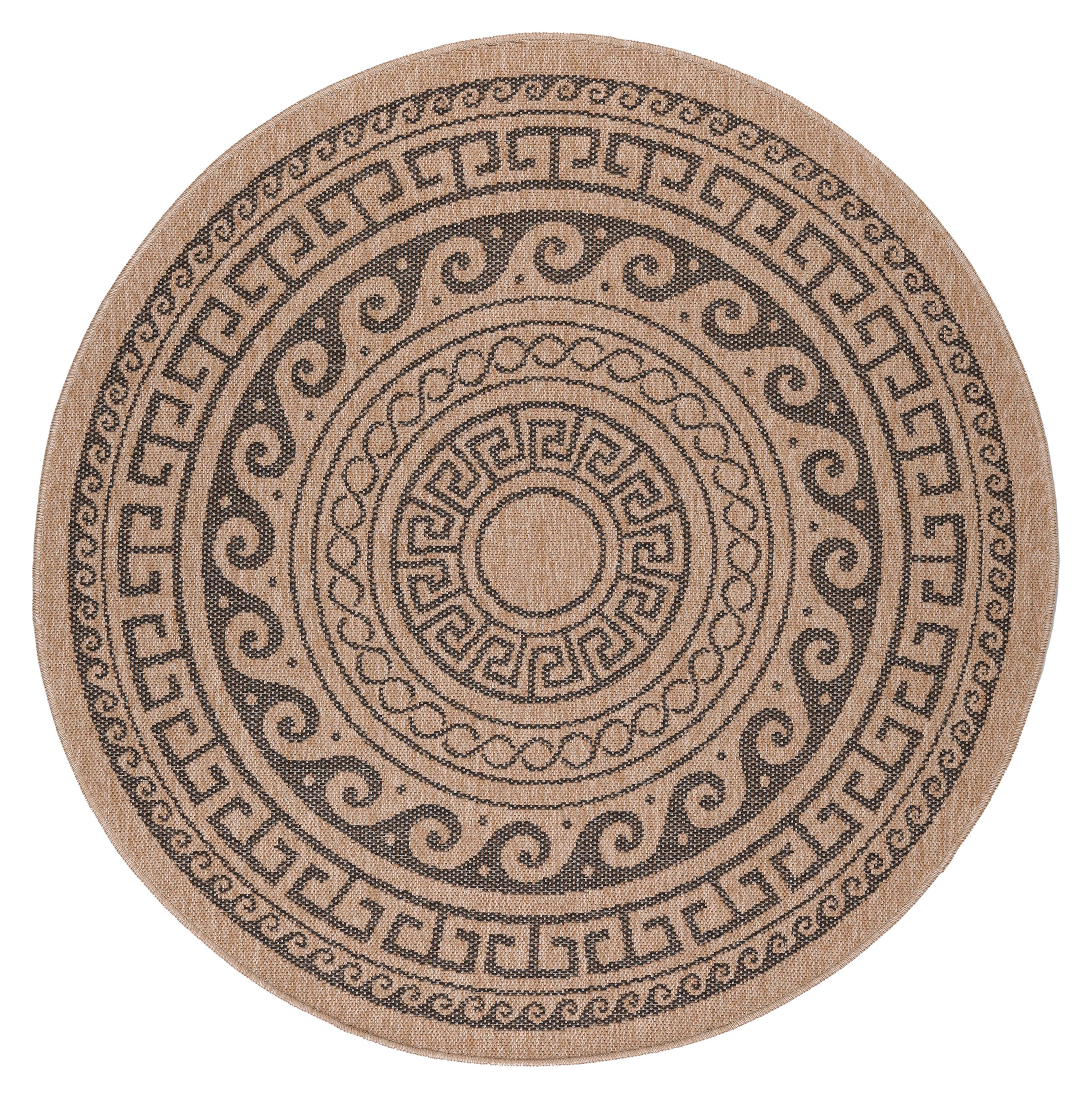 Outdoorteppich, Schwarz, F:8mm Comilla