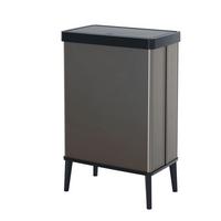 Odpadkový kôš VERTO HIGH - sivá, Basics, plast (26.5/68.7/43.5cm)