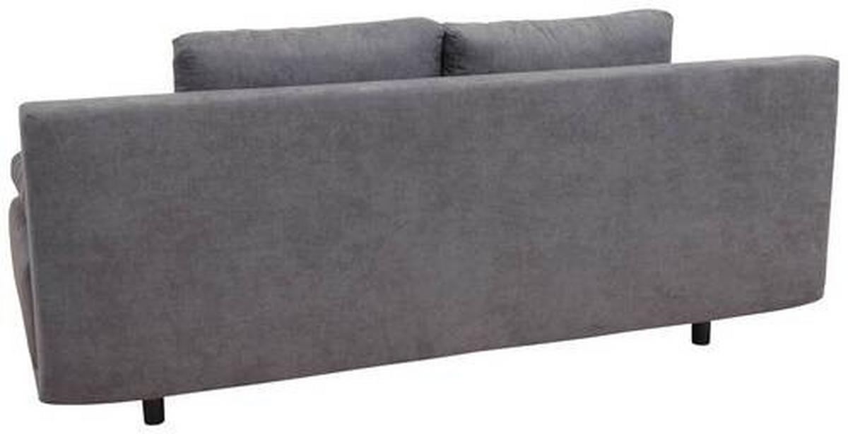 Schlafsofa Laser - Chromfarben/Anthrazit, Design, Textil (194/77/89cm) - MID.YOU
