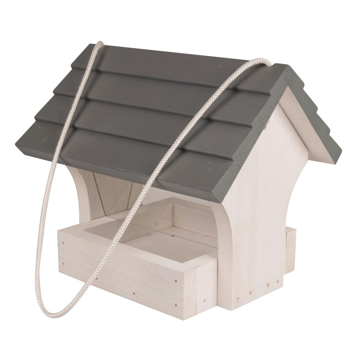 Vogelfutterhaus Sparber Kiefer - Weiß, Basics, Holz (17/20/21cm) - Windhager