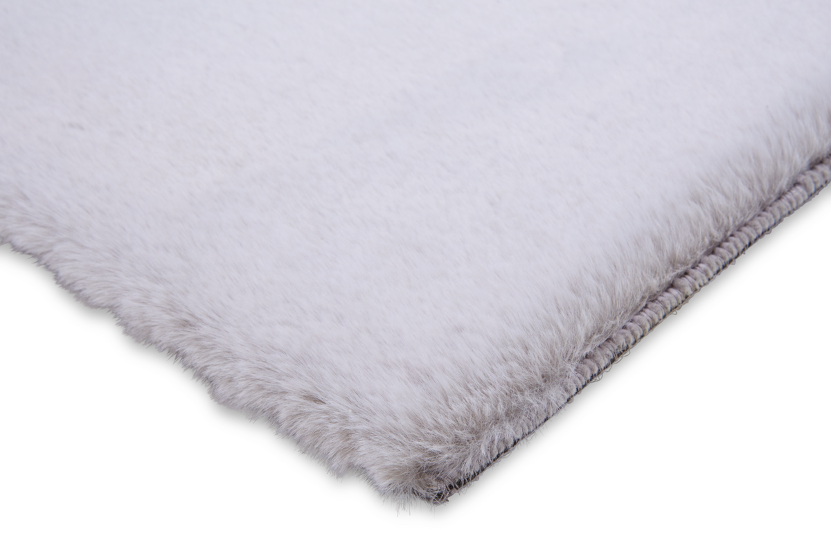 UMĚLÁ KOŽEŠINA Denise 2, 120/160cm - bílá/barvy stříbra, Romantický / Rustikální, kožešina/textil (120/160cm) - Mömax