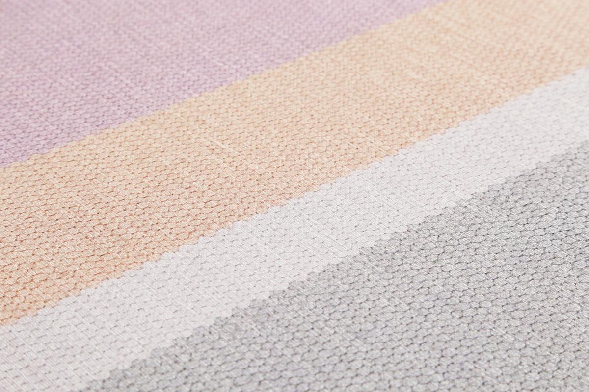 Flachwebteppich Saltriver Grau/Orange/Rosa 130x190 cm - Beige/Orange, KONVENTIONELL, Textil (130/190cm) - Esprit