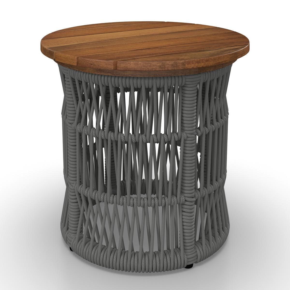 TERASOVÁ SEDACÍ SOUPRAVA MALENE - krémová/přírodní barvy, Moderní, kov/dřevo (168/70,5/80cm) - Bessagi Garden