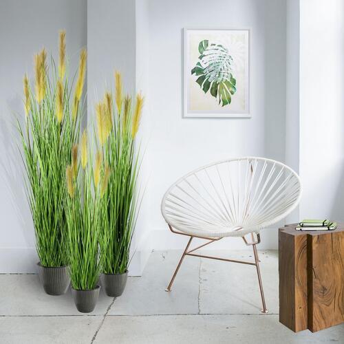 Dekogras H: 110 Cm Grün - Grün, MODERN, Kunststoff (110cm) - P & B