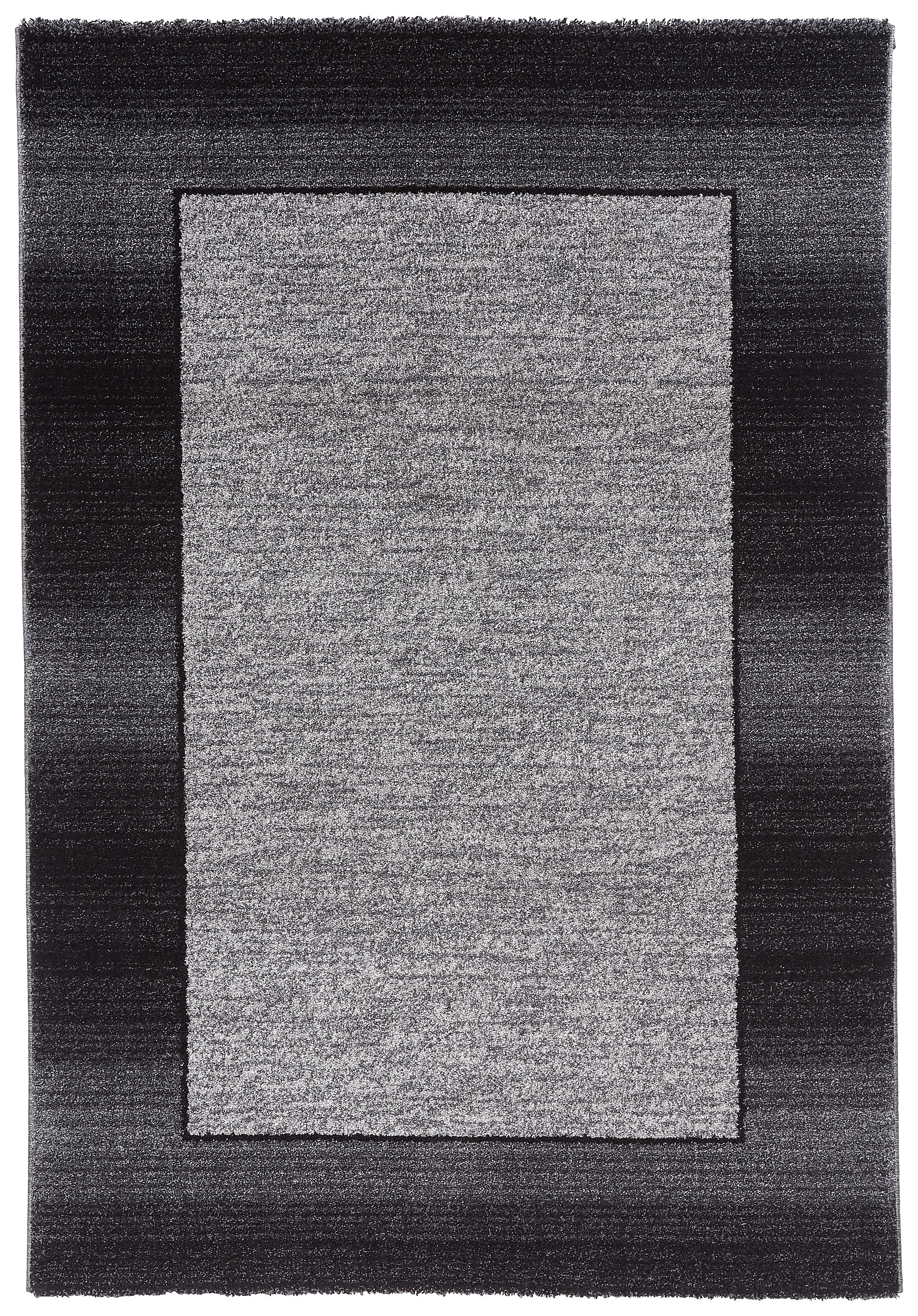 Webteppich Liquido Bordo Grau 65x130 cm - Grau, Basics, Textil (65/130cm) - Novel