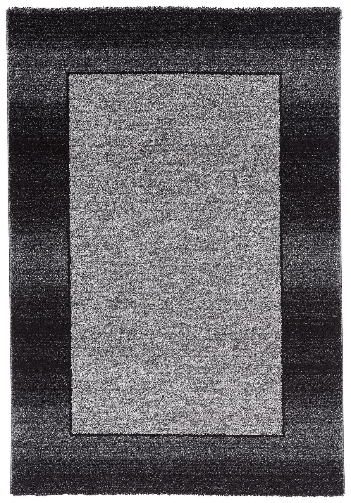 Webteppich Liquido Bordo Grau 65x130 cm - Grau, Basics, Textil (65/130cm) - Novel