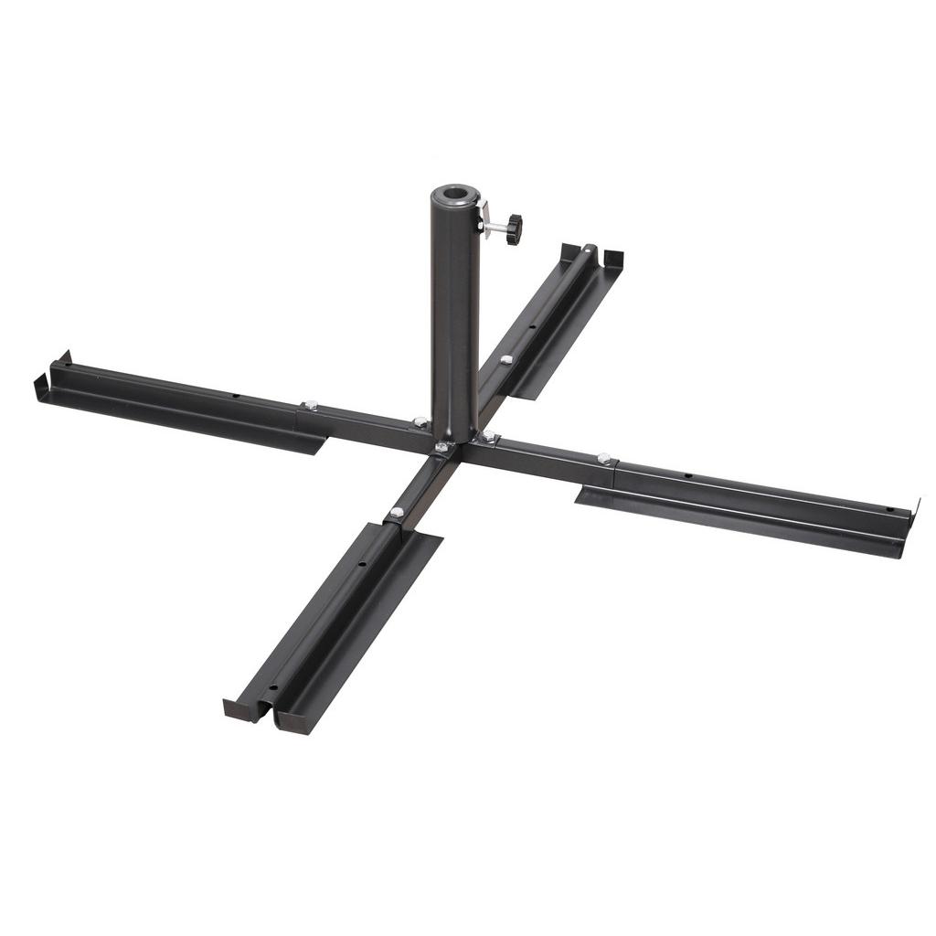 Schirmständer Metall für LBH: 105x105x35cm Standard