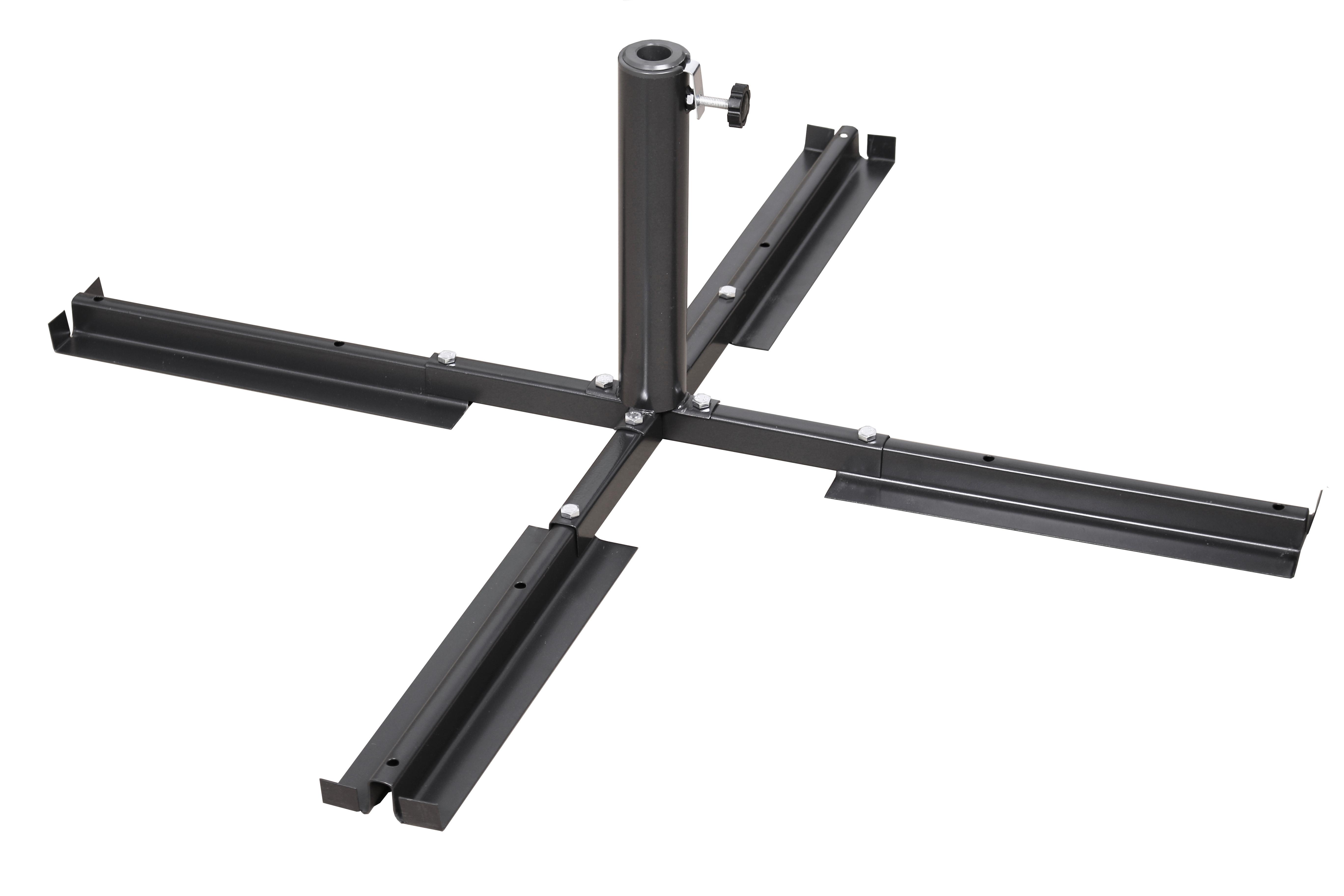 Schirmständer Metall für LBH: 105x105x35cm Standard