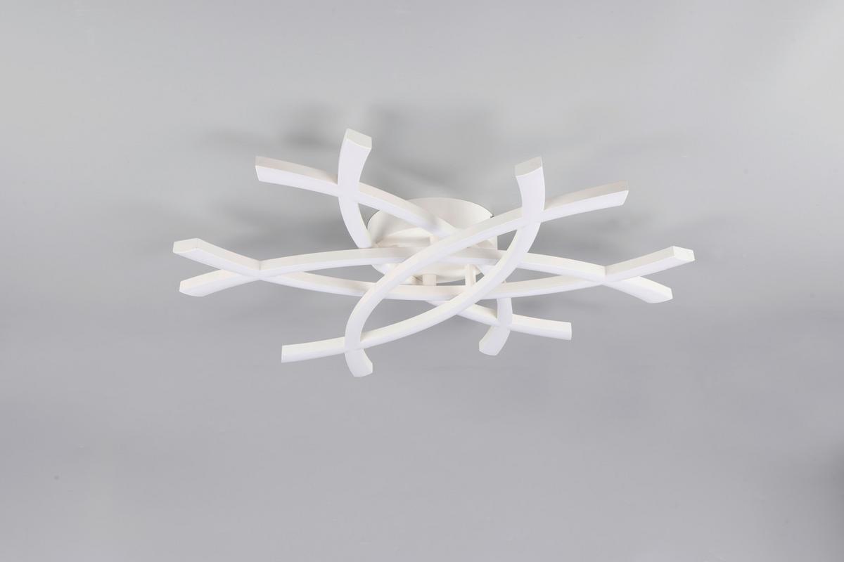 Led-deckenleuchte, 3000k Dala - Weiß, Basics, Kunststoff/Metall (62/59/9cm) - Luca Bessoni