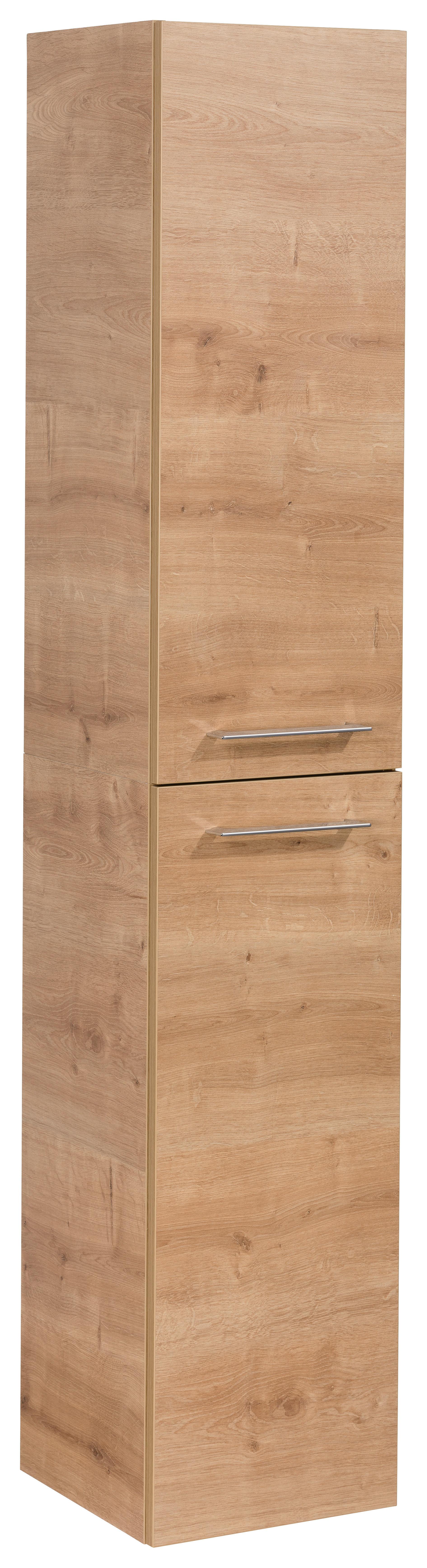 Hängender Hochschrank B.perfekt B: 30 cm Eiche Dekor - Eichefarben, MODERN, Glas/Holzwerkstoff (30/159/32cm) - MID.YOU