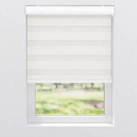 Doppelrollo Doppel-Rollo K. 28mm Tl - Weiß, KONVENTIONELL, Textil (90/240cm)