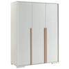 Drehtürenschrank London B: 145,6 Cm Weiß - Weiß, MODERN, Holzwerkstoff (145,6/195,2/56cm) - MID.YOU