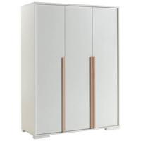 Drehtürenschrank London B: 145,6 Cm Weiß - Weiß, MODERN, Holzwerkstoff (145,6/195,2/56cm) - MID.YOU